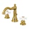 Fauceture FSC1973PX American Classic 8" Widespread Bathroom Faucet, Brushed Brass FSC1973PX - alternate 1
